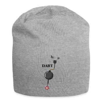 Fléchette Fléchette Flèche Légende de la fléchette - Bonnet en jersey - gris chiné - Devant