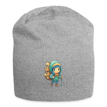 La randonnée, pas seulement pour les enfants - Bonnet en jersey - gris chiné - Devant