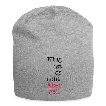 geil - Jersey-Beanie - Grau meliert - Vorne