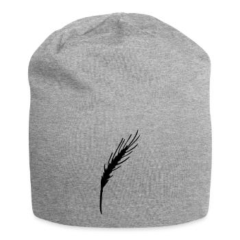 gerste - Jersey-Beanie - Grau meliert - Vorne
