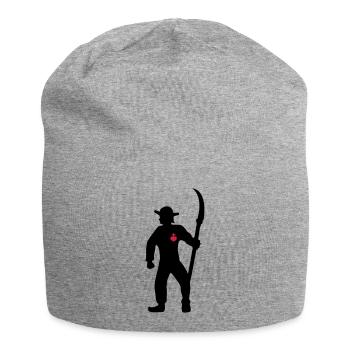 peasant farmer farmer from Vendée - Jersey Beanie - heather grey - Front
