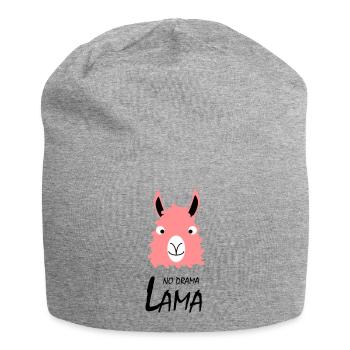 Pas de drame Lama - Bonnet en jersey - gris chiné - Devant