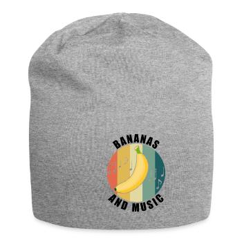 Fruits Delicious Banana Musiknoten - Jersey-Beanie - Grau meliert - Vorne