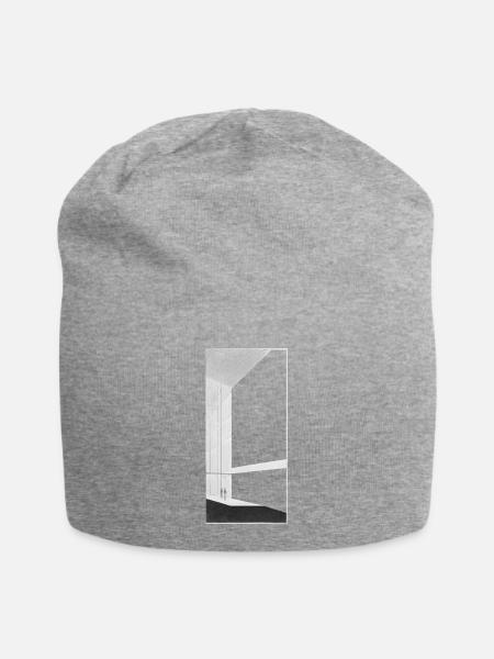 ModernArt - Jersey-Beanie - Grau meliert
