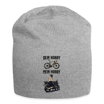 Ton passe-temps Mon passe-temps - Bonnet en jersey - gris chiné - Devant