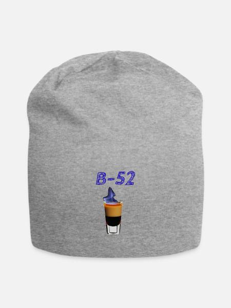 B52 - Jersey-Beanie - Grau meliert