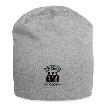 Junggesellen Abschied 2024 - Jersey-Beanie - Grau meliert - Vorne