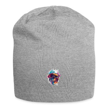 Ski Skull Lunettes de ski - Bonnet en jersey - gris chiné - Devant