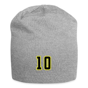 10 Numéro Jersey Dix - Bonnet en jersey - gris chiné - Devant