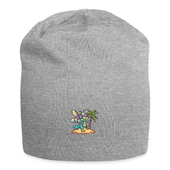 Dragonfly Summer Holiday - Jersey Beanie - heather grey - Front
