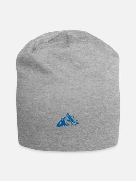 Mountains Mountains Alps - Jersey Beanie - heather grey