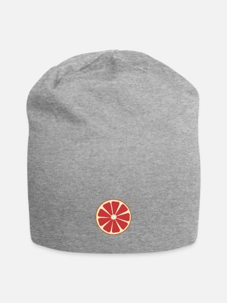 Fruit Lover - Jersey-Beanie - Grau meliert