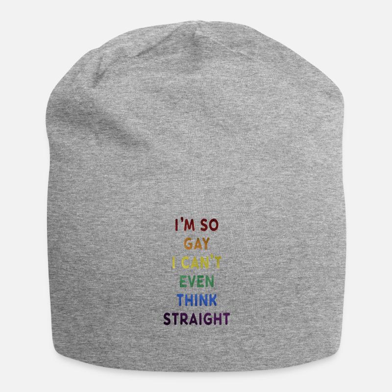 LGBT - Bonnet en jersey - gris chiné