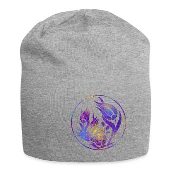 Spring flowers Mandala Tribal - Jersey Beanie - heather grey - Front