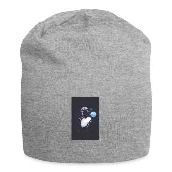 Art moderne - Bonnet en jersey - gris chiné - Devant