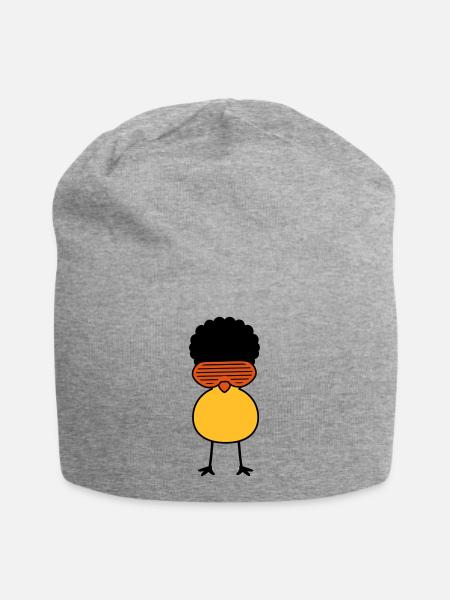 Funky Chick - Jersey Beanie - heather grey