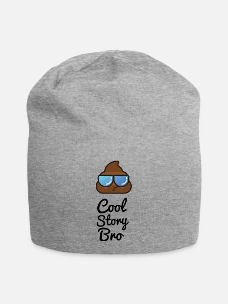 Cool Story Bro cornemuse Emoji lunettes de soleil matières fécales - Jerseymössa - gråmelerad