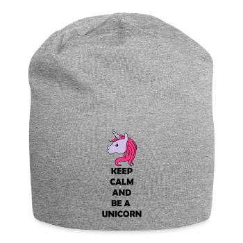 be_a_unicorn_02 - Jersey-Beanie - Grau meliert - Vorne