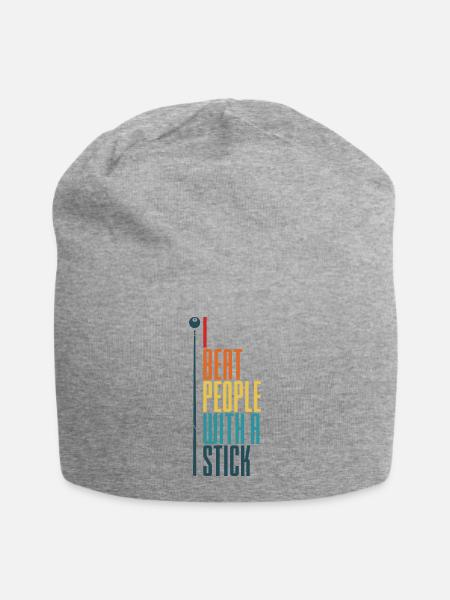 Billiard - Jersey-Beanie - Grau meliert