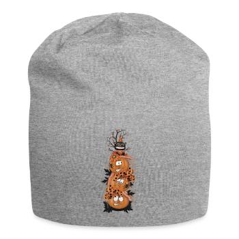 Halloween tower cool cat - Bonnet en jersey - gris chiné - Devant