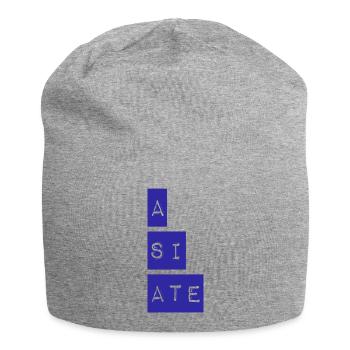 A SI ATE. Wonderful NEW Design by Maximum Design!! - Jersey-Beanie - Grau meliert - Vorne