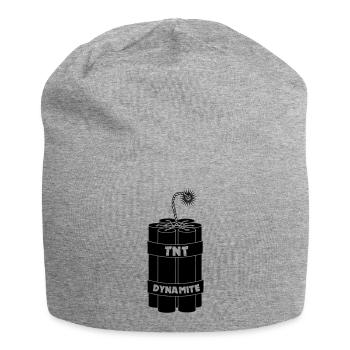 Seven burning dynamite sticks - Jersey Beanie - heather grey - Front