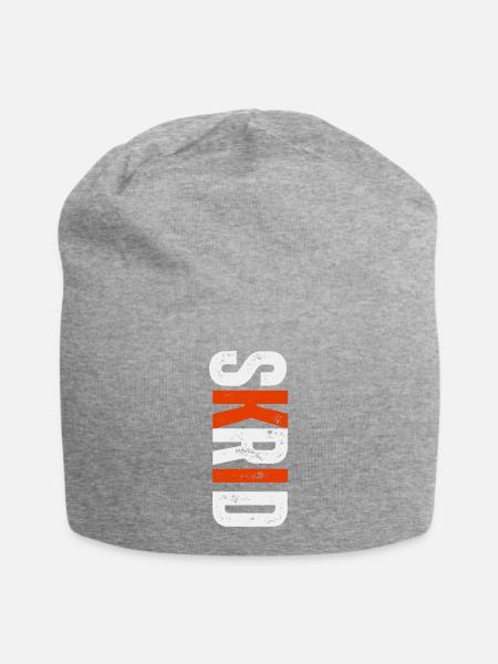 ABHAUEN - Jersey-Beanie - Grau meliert