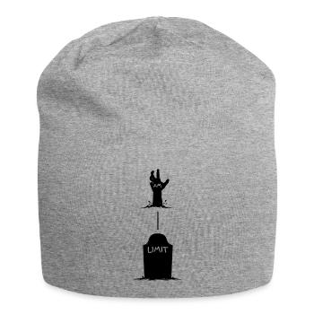 Hand rises from grave - Jersey Beanie - heather grey - Front