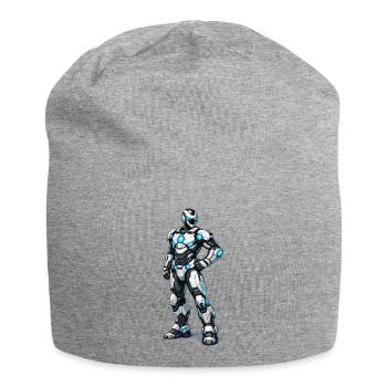 roboter - Jersey-Beanie - Grau meliert - Vorne