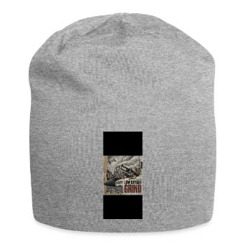 Groß - Jersey-Beanie - Grau meliert - Vorne