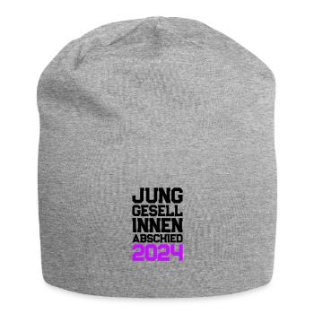 Hen Party 2024 Hen - Jersey Beanie - heather grey - Front