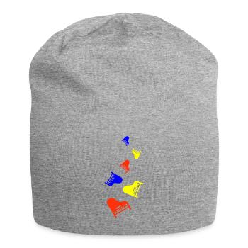 Instrument de musique pour piano - Bonnet en jersey - gris chiné - Devant
