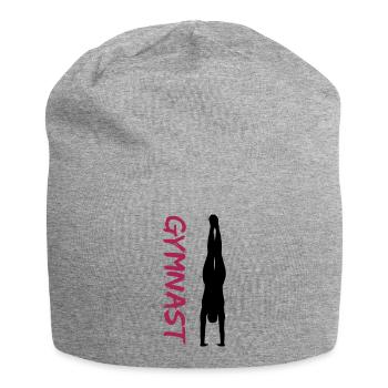 Gymnaste, gymnastique - Bonnet en jersey - gris chiné - Devant