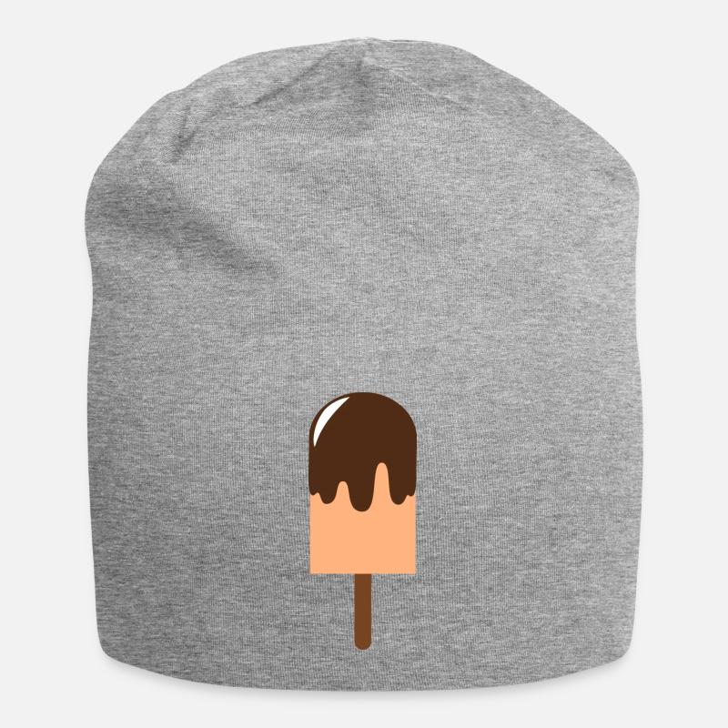 Eis - Jersey-Beanie - Grau meliert