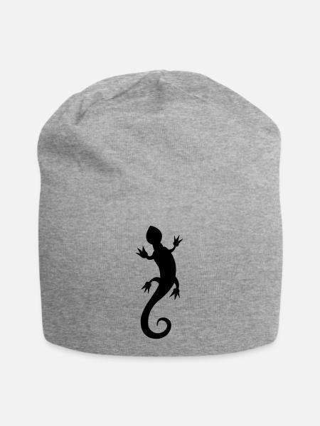 salamander - Jersey-Beanie - Grau meliert