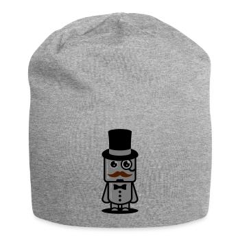 Gentleman Robot - Bonnet en jersey - gris chiné - Devant
