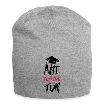 abi fucking tur - Jersey-Beanie - Grau meliert - Vorne