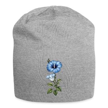 Morning Glory - Jersey Beanie - heather grey - Front