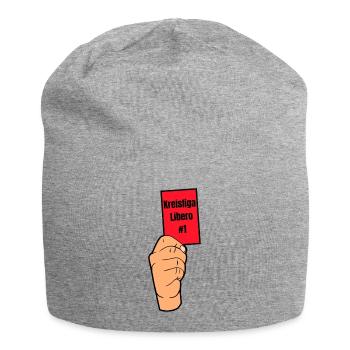 Kreisliga Libero #1 - Bonnet en jersey - gris chiné - Devant