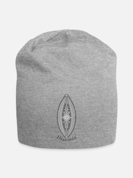 Kieselgur - Jersey-Beanie - Grau meliert
