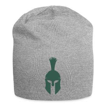 Spartanischer Helm Minimalist - Jersey-Beanie - Grau meliert - Vorne