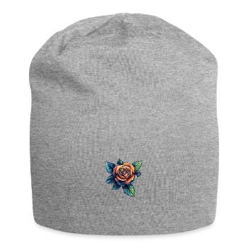 Rose - Jersey Beanie - heather grey - Front
