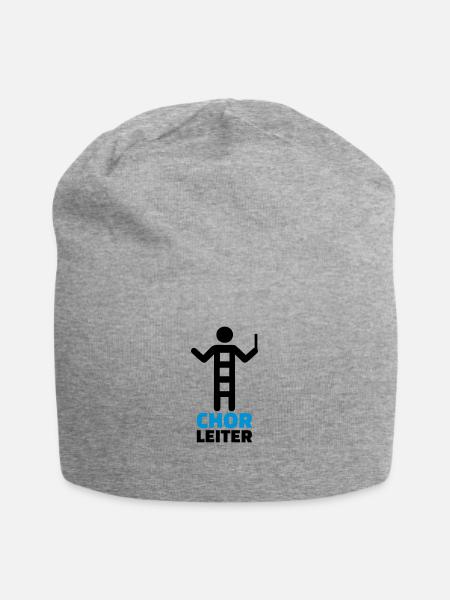 Chor - Jersey-Beanie - Grau meliert