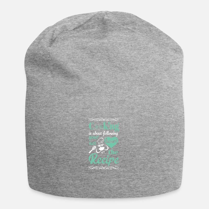 Cooking - Jersey-Beanie - Grau meliert