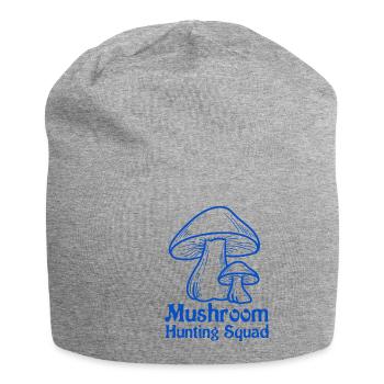 Hunting Mushrooms Nature Vegetables Food - Jersey Beanie - heather grey - Front