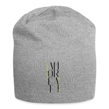 Cupid Fati - Aimez votre destin - Nietzsche - Bonnet en jersey - gris chiné - Devant
