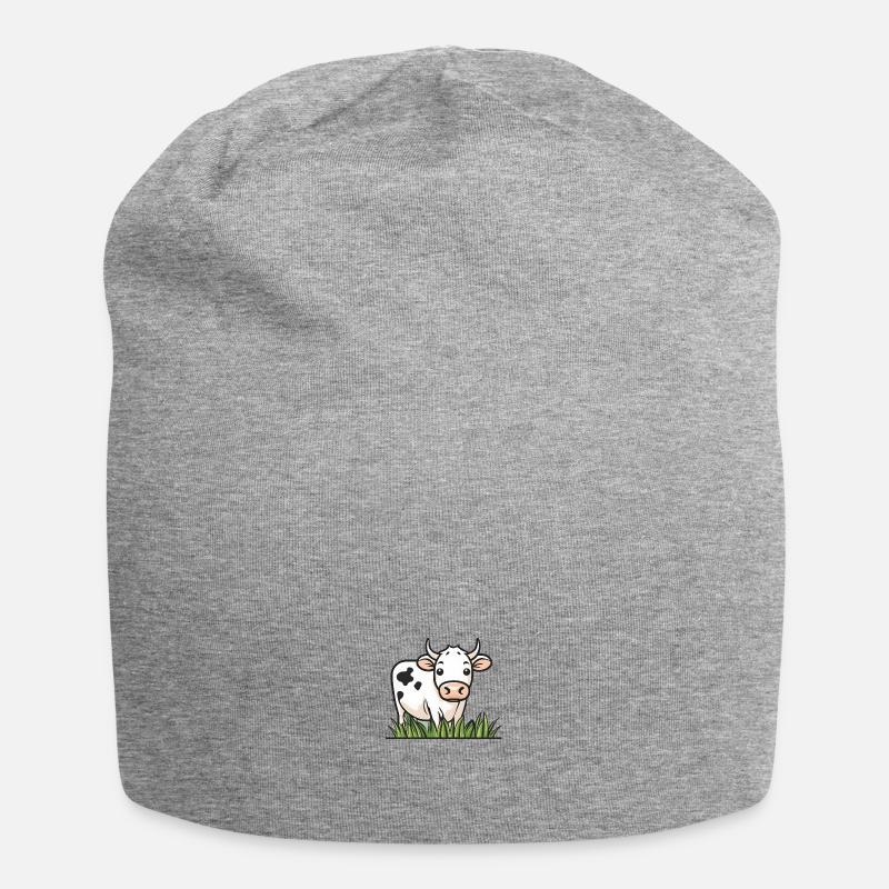 Grassland Grace - Jersey Beanie - heather grey