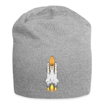 navette spatiale - Bonnet en jersey - gris chiné - Devant