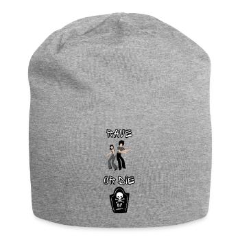 Rave ou mourir - Bonnet en jersey - gris chiné - Devant