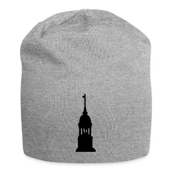 Hamburger Michel Hamburg - Jersey-Beanie - Grau meliert - Vorne